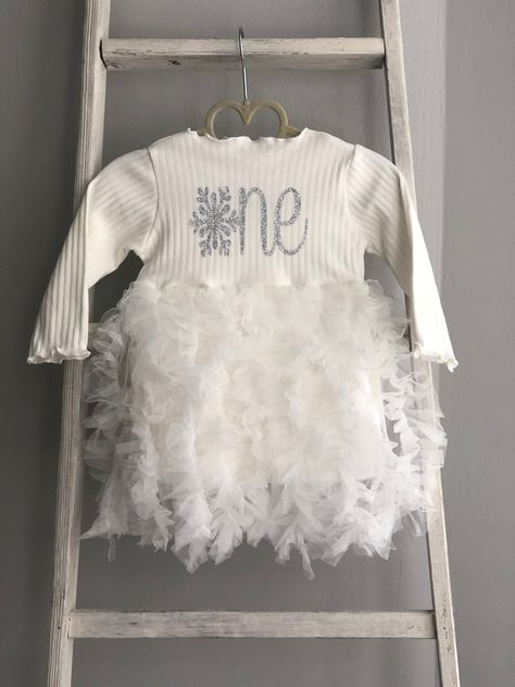 Winter Onederland Party Girl 1st Birthdays, Winter Onederland Party Girl, Baby Girl First Birthday Outfit, Girl First Birthday Outfit, First Birthday Winter, Baby Birthday Outfit, Winter Birthday Outfit, Winter Onederland Birthday Party, First Birthday Dress