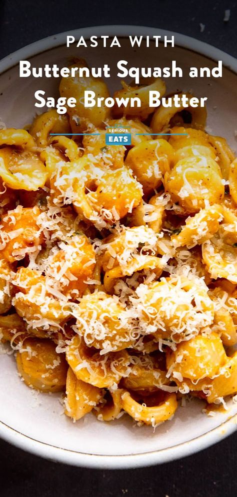 Sautéed Squash, Pasta With Butternut Squash, Butternut Squash Recipes Pasta, Squash Pasta Recipe, Butternut Squash And Sage, Butternut Squash Sage, Sage Brown Butter, Endo Diet, Fall Pasta