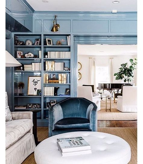 Best of 2019: Our Top Social Moments Fine Paints Of Europe, Lacquered Walls, Up House, Blue Rooms, Dream Design, A Living Room, Blue Walls, Living Design, Paloma