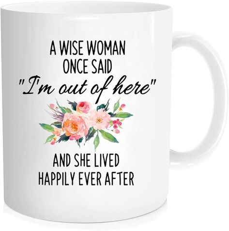 Funny Retirement Gifts for Women A Wise Woman Once Said, I'm Outta Here Retirement Mug Retirement Gifts Idea Unique Retired Coffee Mug Gifts for Coworkers 11Oz Coffee Cup White : Amazon.ca: Home A Wise Woman Once Said, Coffee Mug Gifts, Funny Retirement Gifts, Funny Retirement, Wise Woman, Retirement Gifts For Women, Retirement Humor, Mug Gifts, Wise Women