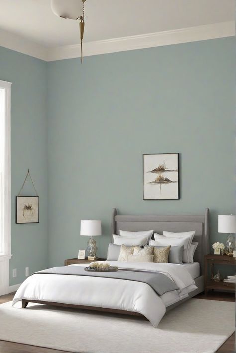 interior paint, bedroom decor, wall paint, paint color palette
home decorating, home interior design, interior bedroom design, kitchen designs Different Color Bedroom Walls, House Room Paint Colors, Blue Color Wall Paint, Bedroom Light Paint Colors, Modern Earthy Bedroom Paint Colors, Paint For Rooms Bedrooms Wall Colors, Interior House Colors 2024, Wall Paint In Bedroom, Office Ideas Paint Colors