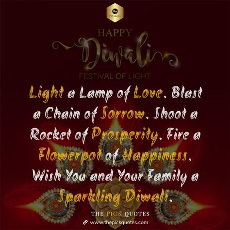 Share The Best Diwali Quotes & Deepavali Greetings Message With Your Friends,Familly And Well Wisher. Here Is The 50+ Best Diwali Greeting, Diwali 2022 Quotes, Message In English. May the light of divinity spark your home with prosperity, abundance, and togetherness. Wish you and your... The post 20+ Best Diwali Quotes & Deepavali Greetings Message appeared first on The Pick Quotes. Happy Diwali Best Wishes Quotes, Quotes For Diwali Wishes, Diwali Wishing Quotes, Deepavali Quotes In English, Happy Diwali Messages In English, Diwali Slogans In English, Diwali Message In English, Diwali Wishes Quotes In English, Happy Diwali Quotes English