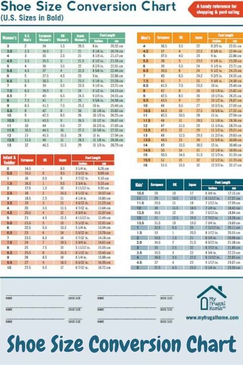 Printable Shoe Size Conversion Chart Kids Shoe Size Conversion Chart, Shoe Sizing Chart, Shoe Conversion Chart, Women Shoe Size Conversion Chart, Shoe Size Chart Women, Shoe Size Conversion Chart, Fashion Terminology, Gymnastics Equipment, Kidz Bop