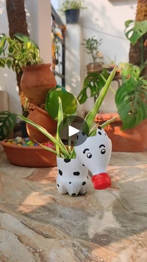 13K reactions · 2.4K shares | DIY plastic bottle planter
. 
. 
. 
. 
Tags~
#reels #reelsinstagram #instagram #ideas #gardendecor #gardening #garden #cute #planter #plants #planting #plasticbottle #diy #cow #hacks #simple #easy #viralreels #feed #foryoupage #foryou #ig #homegarden #homemade #homedecor #athome | 𝐵𝓁𝑜𝑜𝓂𝒾𝓃𝑔 𝒢𝒶𝓇𝒹𝑒𝓃🌱 | _blooming.garden · Original audio Planters Using Plastic Bottles, Cow Planters Diy, Plastic Bottle Crafts Diy Plants, Plastic Bottle Plants Ideas, Plastic Bottle Planters Diy, Bottle Planters Diy, Diy Plastic Bottle Planters, Bottle Planters, Plastic Bottle Design