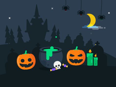 Cute Halloween Gif, Halloween Backgrounds Laptop, Cute Halloween Backgrounds, Laptop Gif, Gif Halloween, Halloween Animation, Happy Halloween Gif, Halloween Gifs, Backgrounds Laptop