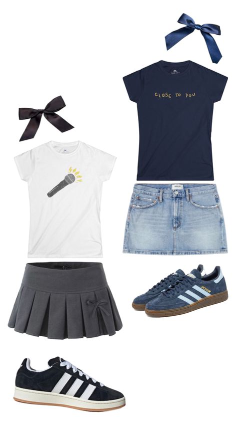 duo gracie abrams concert outfit close to you and i miss you im sorry shirts with skirts and adidas shoes. Concert Matching Outfits, Shirts With Skirts, Concert Oufit, Gracie Abrams Concert, Billie Eilish Outfits, Sabrina Carpenter Outfits, Concert Looks, Concert Fits, Gracie Abrams