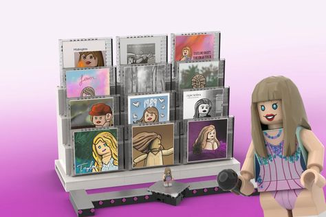 Lego Taylor Swift, True Swiftie, Taylor Swift House, Disney Bookmarks, Bored Ideas, Lover House, Lego House Ideas, Taylor Swift Fan Club, It Works Products