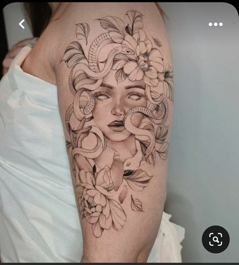 Growth Tattoos, Meaning Tattoos, Tattoos Aesthetic, Arm Sleeve Tattoos For Women, Medusa Tattoo Design, Guys Tattoos, Tattoos Arm, Women Tattoos, Aesthetic Tattoos