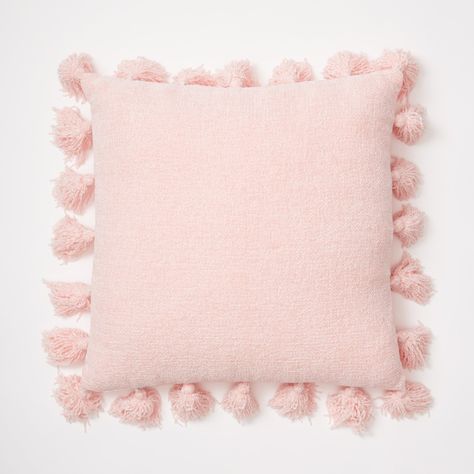 Throw Pillows Dorm, Marble Pillow, Dorm Pillows, Cozy Throw Pillows, Tassel Pillow, Pink Throws, Pink Throw Pillows, Chanel No 5