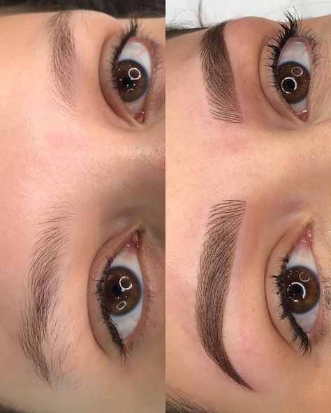 Different Eyebrow Shapes, Eyebrows Goals, Ombre Eyebrows, Bentuk Alis, Eyebrow Lift, Eyebrow Design, Brow Tattoo, Henna Brows, Permanent Makeup Eyebrows