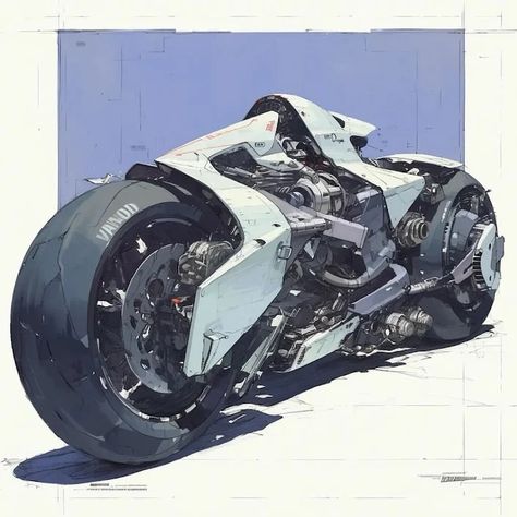 Self Driving AI Cyberpunk Moto Concept by Caliguito Motorbike Illustration, Motorcycle Workshop, Concept Vehicles Sci Fi, Futuristic Cars Design, Futuristic Motorcycle, Concept Motorcycles, Cool Car Drawings, Pretty Bike, Concept Car Design