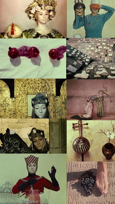 Sergei Parajanov Art, Surrealist Film, The Colour Of Pomegranates, Colour Of Pomegranates, Surreal Film, The Color Of Pomegranates, Sergei Parajanov, Film Recommendations, Septième Art