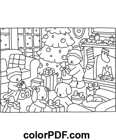 Get creative with our free printable Bobbie Goods Christmas Party coloring page from the Bobbie Goods Coloring Book. Get your hands on a fun coloring sheet today - download or print it now! Bobbie Goods Coloring, Christmas Colouring Pages, Free Christmas Coloring Pages, Bobbie Goods, Bear Coloring Pages, Detailed Coloring Pages, Christmas Coloring Books, Cartoon Coloring Pages, Cool Coloring Pages