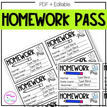 Homework hacks