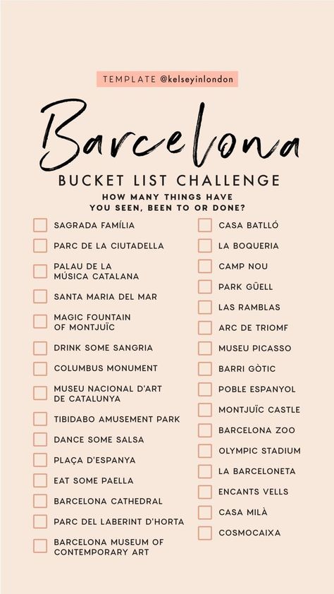 The Bucket List, Barcelona Bucket List, Adventure Quotes Wanderlust, Things To Do In Barcelona, Barcelona Spain Travel, To Do In Barcelona, Travel Quotes Adventure, Voyage Europe, Barcelona Travel