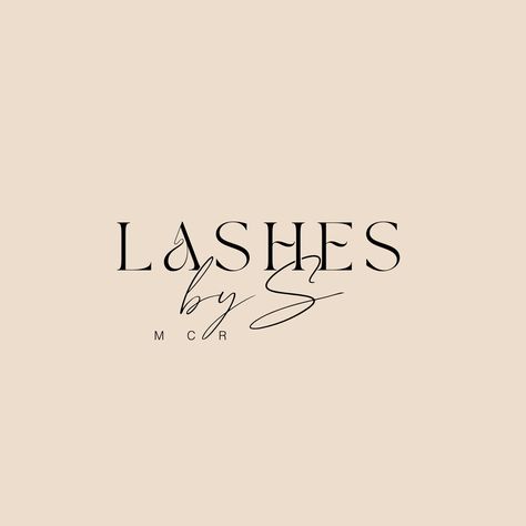 Minimalist Lash Logo, Lash Tech Logo Design Ideas, Lash And Nails Logo, Classy Logo Design, Eyelashes Logo, Classy Logo, Logo Eyelash, Fancy Logo, Eyelash Studio