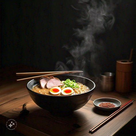 Ramen Noodle Japanese, Soup Photography Ideas, Japanese Ramen Photography, Ramen Bowl Photography, Ramen Noodle Photography, Ramen Bar Aesthetic, Food Ramen Aesthetic, Japanese Food Photography Aesthetic, Japan Ramen Restaurant