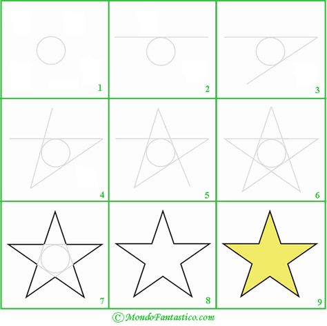 How To Draw Stars, How To Draw A Star, Star Drawing, Drawing Sheet, Geometric Pattern Art, Paper Craft Diy Projects, Animal Crafts For Kids, Diy Crafts Paper Flowers, Quilling Cards