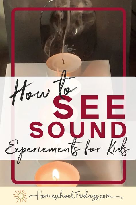 Sound Experiments For Middle School, Sound Science Experiments, Light And Sound Stem Activities, Sound Vibration Art, Sound Experiments First Grade, Sound Wave Experiment, Sound Experiments 4th Grade, Science Sound Activities, Sound Vibration Experiment