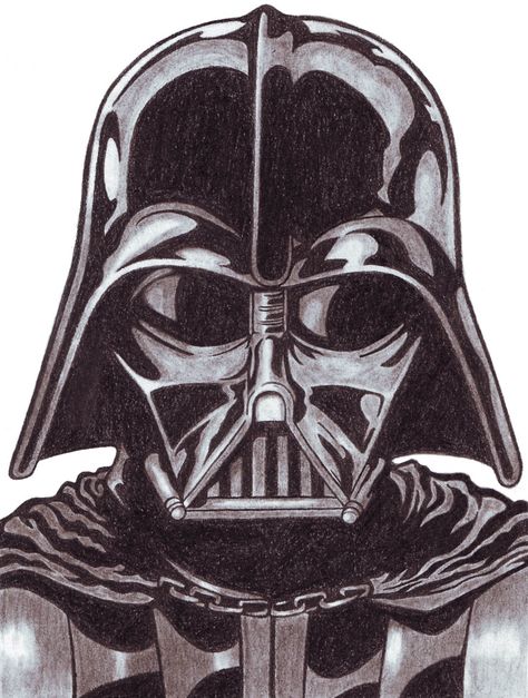 Darth Vader (Charcoal Pencils) Darth Vader Helmet Drawing, Darth Vader Cartoon, Darth Vader Tattoo Design, Darth Vader Stencil, Darth Vader Painting, Darth Vader Artwork, Darth Vader Drawing, Darth Vader Tattoo, Darth Vader Face