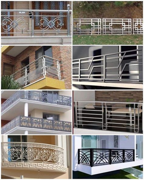 Reling Design House, Greel Design For Balcony, Reling Design Loha, Balcony Grill Design Railings, Front Railing Design, Grill Design For Balcony, Balcony Railing Design Modern, Reling Design, Veranda Design