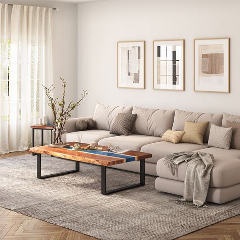 Brown sofa living room