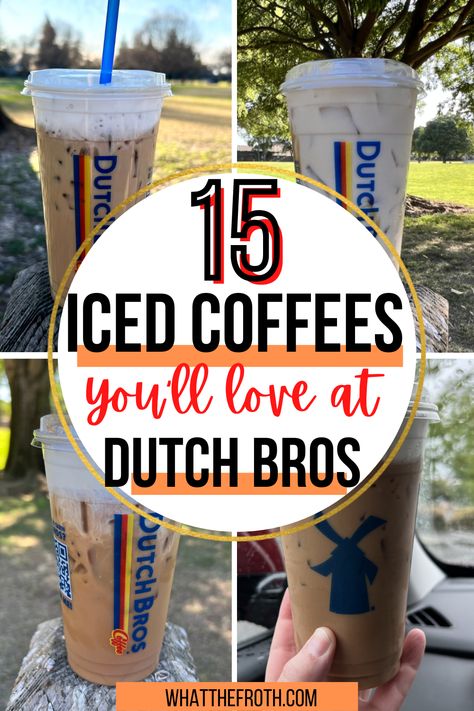 Dutchbros Drinks Coffee, Dutch Bro Coffee Drinks, Dutch Bros Menu, Dutch Bros Secret Menu, Dutch Brothers, Dutch Bros Coffee, Dutch Bros Drinks, Cold Brew Recipe, Best Iced Coffee