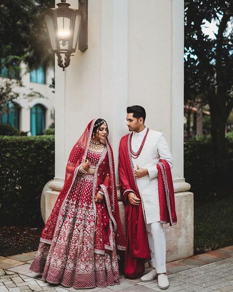 Couples Wedding Dress Indian, Lehenga Matching Men Dress, Couple Sherwani Lehanga, Matching Groom And Bride Outfit, Matching Bride And Groom Wedding Outfits Indian, Bridegroom Outfits For Engagement, Indian Bride And Groom Outfits Matching, Shervani Latest Design For Groom, Groom Reception Outfit Indian