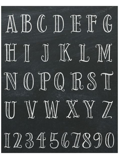 Whimsical serif Alfabet Font, Chalkboard Fonts, Chalkboard Writing, Chalkboard Drawings, Journal Fonts, Writing Fonts, Chalkboard Lettering, Chalk Lettering, Alfabet Letters