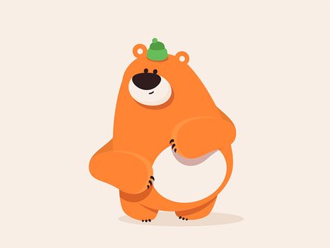 Dancing bear Birthday Animation Gif, Animated Illustration Gif, Koala Character Design, Animation Gif Illustration, Cute Animation Gif, Dance Animation Gif, Character Animation Gif, Crazy Character Design, Bear Illustration Design