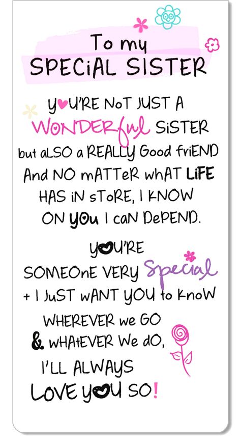 Quotes About Sisters, Sister Bond, Birthday Greetings For Sister, Happy Birthday Wishes Sister, I Love You Sister, Happy Birthday Sister Quotes, Little Sister Quotes, Love Your Sister, Sister Love Quotes