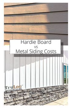 Barndominium Layouts, Hardy Board Siding, House Siding Ideas Exterior, Diy Siding, Metal Siding House, Metal Siding Colors, Vertical Vinyl Siding, Hardie Board Siding, Siding Choices