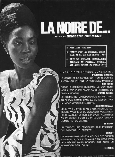 Ousmane Sembene, 70s Films, African Movies, Septième Art, Foreign Film, African Queen, Film Quotes, Carthage, African Diaspora