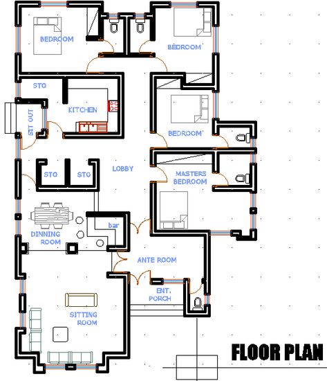 Four Bedroom Bungalow Floor Plan, 4 Bedroomed House Plans, Small House 4 Bedroom Floor Plans, 8 Bedroom House Floor Plan, 4 Bedroom Bungalow Floor Plans Modern, 4 Bedroom Bungalow House Plans In Nigeria, 4 Bedroom One Floor House Plans, 4 Bedroom House Designs Bungalow, 4bedroom Bungalow Design