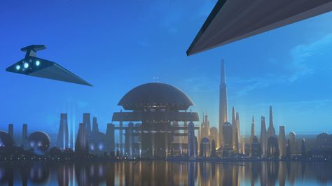 Star Wars Lothal, Star Wars Rebels Concept Art, Star Wars Planets Aesthetic, Lothal Star Wars, Star Wars Ezra, Fictional Cities, Scifi Movies, Star Wars Poster Art, Star Wars Planets