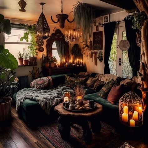 Dark Home Decor, Goth Home Decor, Dark Home, Apartment Decor Inspiration, Maximalism, Home Decorating Ideas, Dream Room Inspiration, Dream House Interior, Gothic House