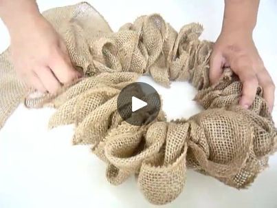 Easy Burlap Wreath, Easiest Burlap, Decorating For Fall, Burlap Flower Wreaths, Straw Wreath, Burlap Flowers, To Be Honest, Be Honest, Flower Wreath