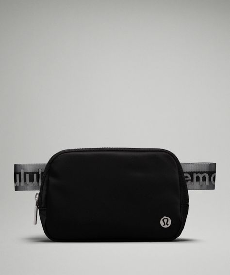 Black Belt Bag, Lululemon Bag, Lululemon Belt Bag, Xmas Wishlist, Lululemon Bags, Everywhere Belt Bag, Black And White Background, 17th Birthday, Belt Bags