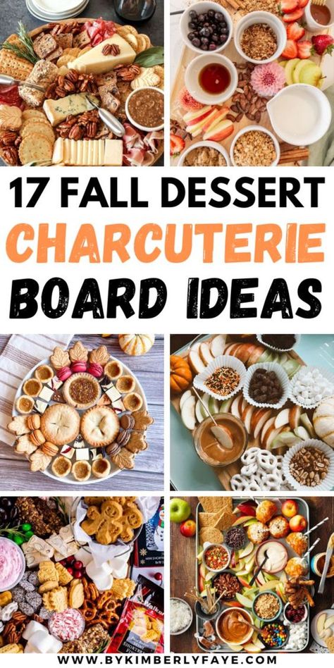 Get in the fall spirit with these 17 Best Dessert Charcuterie Board Ideas To Try This Fall. fall dessert charcuterie board ideas, fall dessert charcuterie board ideas diy, dessert charcuterie board ideas for fall, Best Fall Charcuterie Board, Fun Fall Charcuterie Board, Fall Dessert Chacutery Board Ideas, Autumn Dessert Charcuterie Board, Baking Charcuterie Board, Fall Party Board, Fall Sweets Charcuterie Board, Fall Themed Food Board, Pumpkin Spice Charcuterie Board