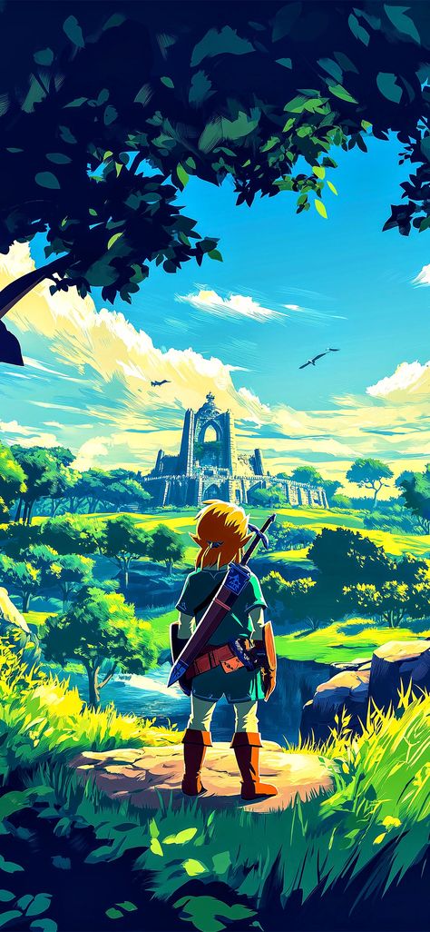 The Legend Of Zelda Wallpaper Iphone, Zelda Scenery, Zelda Wallpaper Iphone, The Legend Of Zelda Wallpaper, Legend Of Zelda Wallpaper, Link Zelda Art, Zelda Wallpaper, Handy Wallpaper, Game Fanart