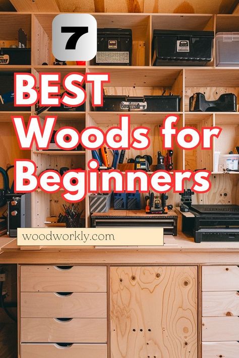 7 best woods for beginners Basic Tools For Woodworking, Beginner Diy Wood Projects, Beginning Woodworking, Fun Wood Projects, Wood Work Ideas, Diy Wood Gifts, First Woodworking Project, Woodworking Plans Pdf, Remodel Diy