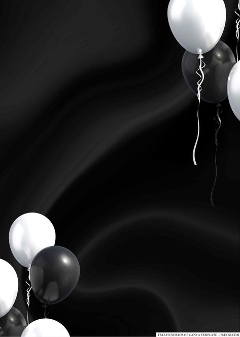 Download Tips to Host a Memorable Black & White Birthday Bash with FREE Invitations Planning a remarkable birthday celebration that revolves around a fancy black and white theme? You're in for a treat! Hosting a party that captures the essence of sophistication while keeping it warm ... An Invitation To Birthday, Birthday Bash Background, Black And Silver Invitation Template, Free Party Invitations Templates, Its My Birthday Black, Black And White Birthday Invitations, Black Party Invitations, Black Invitation Template, Black And White Party Invitations