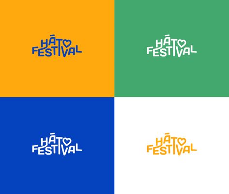 Hato Festival Branding & Identity on Behance Festival Font Typography, City Festival Poster, Festival Identity Branding, Arts Festival Logo, Food Festival Logo Design, Music Festival Brand Identity, Festival Branding Design Visual Identity, Festive Logo Design, Design Festival Branding