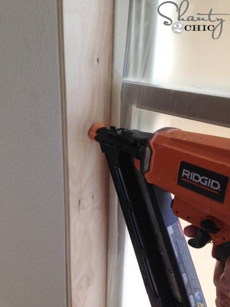 Finishing Window Trim, Casing A Window, Casing Windows Diy, Flush Window Sill, Wood Trimmed Windows, Easy Window Trim, Wall With Window In The Middle, Picture Frame Window Trim, Basement Window Trim