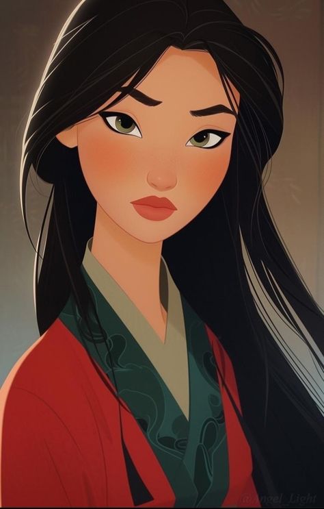 Mulan 1998, Disney Art Style, Explore China, Disney Princess Artwork, Flipagram Instagram, Mulan Disney, Karakter Disney, Princess Pictures, Princess Drawings