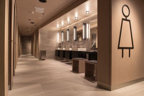 Office Bathroom Design, Public Restroom Design, Commercial Bathroom Designs, Restroom Architecture, School Building Design, Wc Design, School Bathroom, Restroom Design, Gym Interior