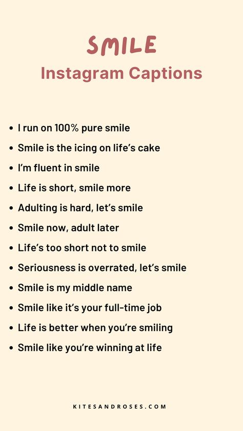 Looking for smile captions? Here are the quotes and sayings that express true happiness. Instagram Captions Happy, Smile Captions, Short Happy Quotes, One Word Instagram Captions, Short Instagram Quotes, Funny Instagram Captions, Happy Quotes Smile, Short Instagram Captions, Witty Instagram Captions