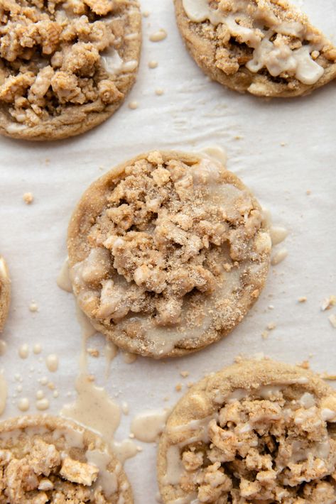 cinnamon toast crunch cookies Cinnamon Toast Crunch Brownies, Cinnamon Toast Crunch Treats, French Toast Cookies, Cinnamon Toast Crunch Cookies, The Palatable Life, Palatable Life, Oatmeal Dinner, Edible Recipes, Crunch Cookies