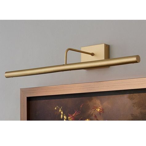 Gallery Wall Lighting, Painting Light Fixtures, Brass Picture Light, Picture Frame Light, Light Picture Wall, Bookcase Lighting, Artwork Lighting, Picture Lights, Led Picture Light