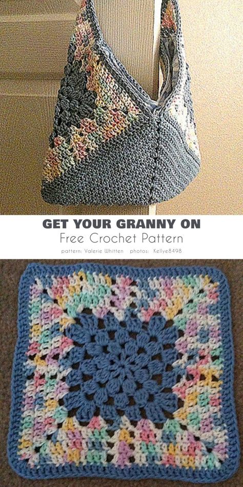 Purse Patterns Free, Tote Crochet, Granny Square Crochet Patterns Free, Crochet Easter, Crochet Bag Pattern Free, Crochet Bolero, Crochet Market Bag, Crochet Clutch, Crochet Handbags Patterns